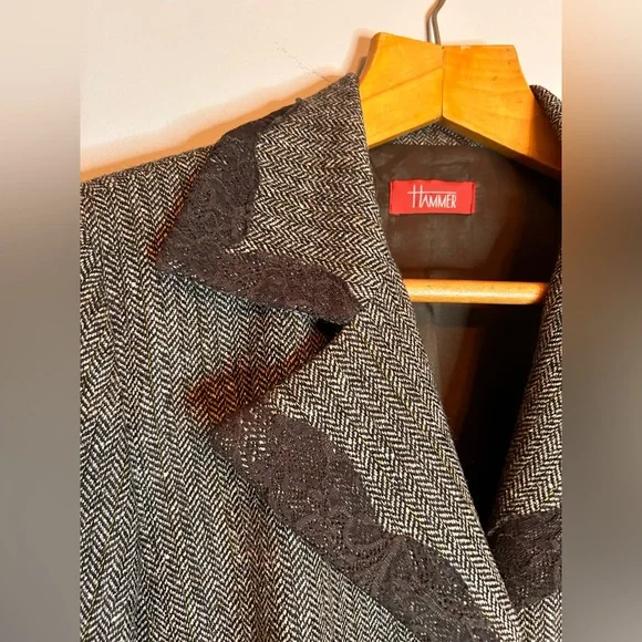 Wool blend Hammer blazer - Picture 2 of 16